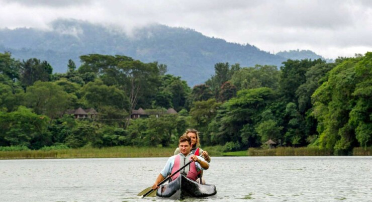 Lake Duluti Canoeing